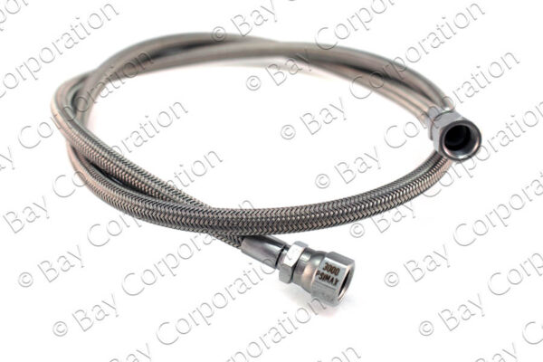 Flexible SS Pigtail, 36", 1/4" SAE Flare x 1/4" SAE Flare for Insufflator, CO2 - Image 2