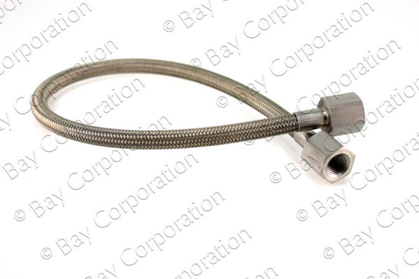 Flexible SS Pigtail, 48", 1/4" NPT Female x 1/4" NPT Female - Image 2