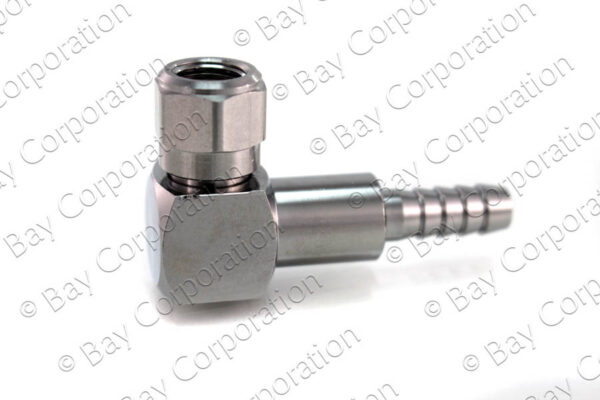 90º Swivel Adaptor, 1/8" NPT Female to 1/4" HB - Image 2