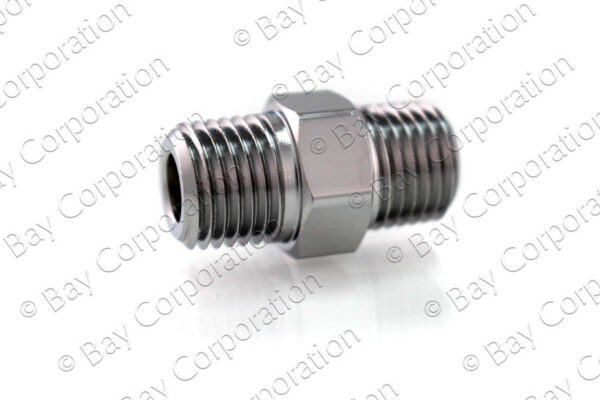 1/4" NPT Male x Male Hex Nipple - Image 2