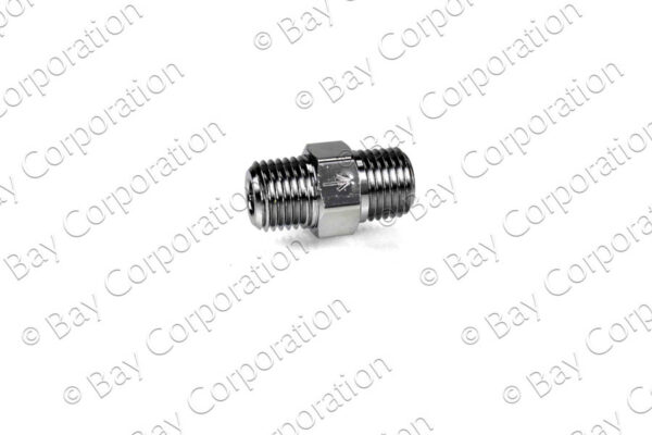 CV 1/4" NPT Male x 1/4" NPT Male Hex Nipple - Image 2