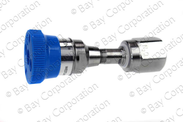 Ohmeda Female Coupler, DISS Female Hex Nut & Nipple, N2O - Image 2