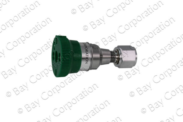 Ohmeda Female Coupler, DISS Female Hex Nut & Nipple, O2 - Image 2