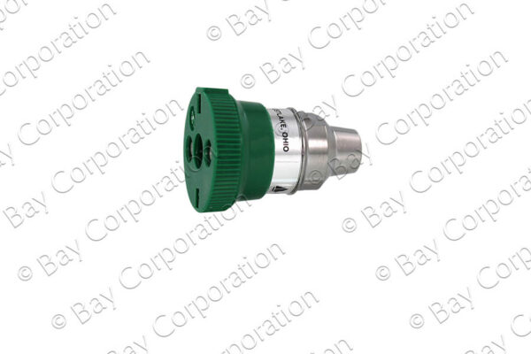 Ohmeda Female Coupler, 1/8" NPT Female, O2 - Image 2