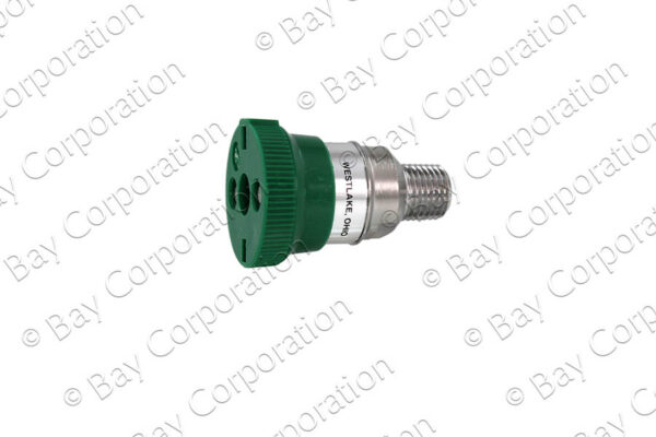 Ohmeda Female Coupler, 1/4" NPT Male, O2 - Image 2