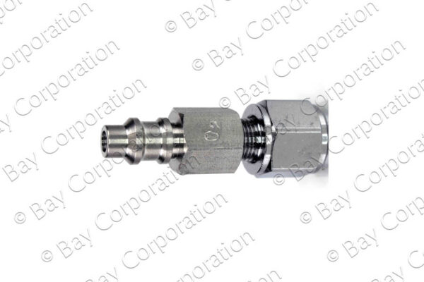 Puritan Male QC x DISS Female Hex Nut & Nipple, O2 - Image 2