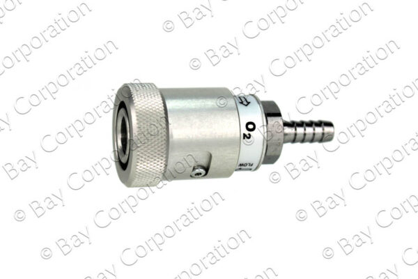 Schrader Female Coupler x 1/4" HB, O2 - Image 2