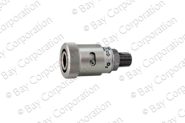 Schrader Female Coupler x 1/4" NPT Male, O2 - Image 2