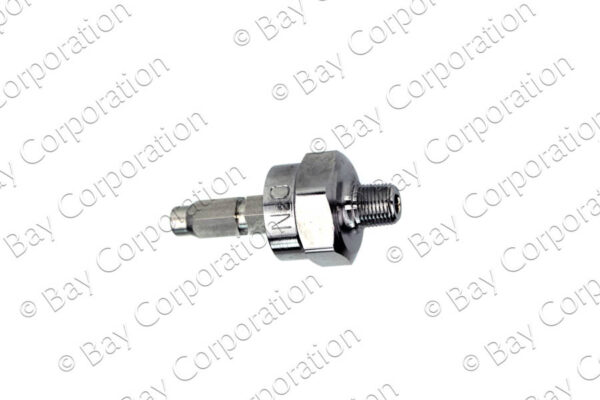 Schrader Non-Swivel Male QC x 1/8" NPT Male, N2O - Image 2