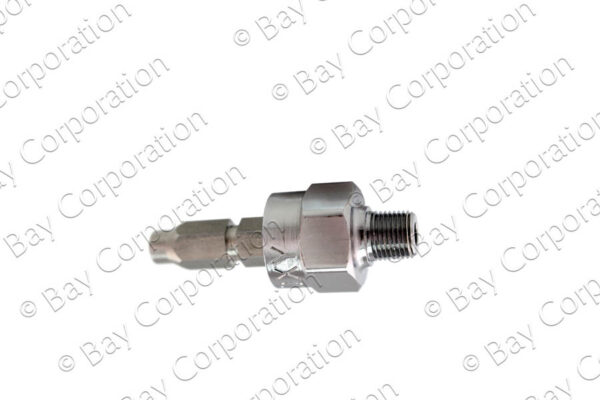 Schrader Non-Swivel Male QC x 1/8" NPT Male, O2 - Image 2