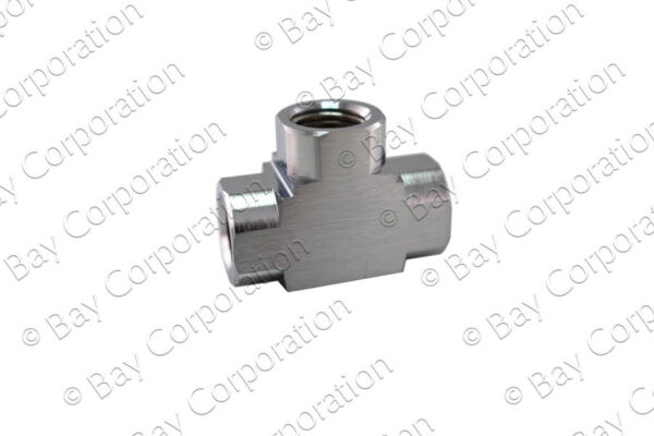 3-Way Tee, 1/4" NPT All Ports - Image 2