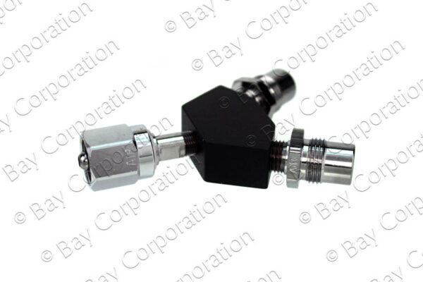 DISS Y-Block, Hex Nut Female Inlet x DISS Male Outlets, Med Air - Image 2