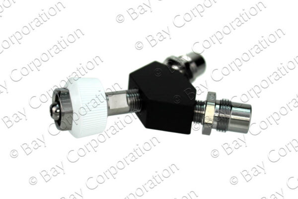 DISS Y-Block, HT Nut Female Inlet x DISS Male Outlets, VAC - Image 2