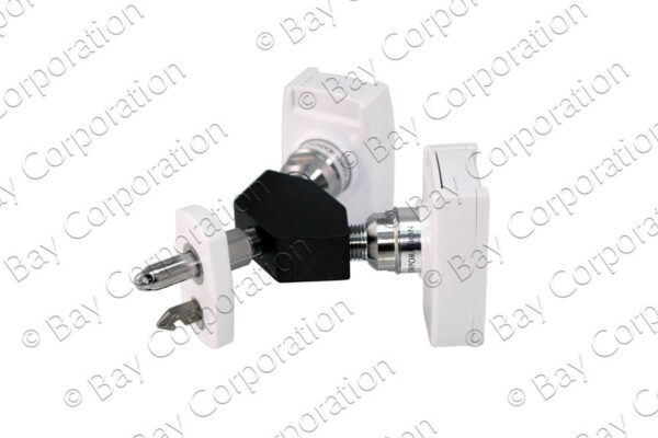 Chemetron Y-Block, Male QC Inlet x Female Coupler Outlets, VAC - Image 2