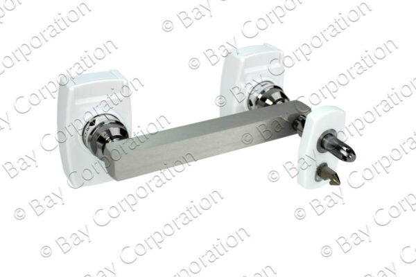 Chemetron Y-Block, Male QC Inlet-Left x Female Coupler Outlets, VAC - Image 2