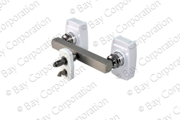 Chemetron Y-Block, Male QC Inlet-Centered x Female Coupler Outlets, VAC - Image 2