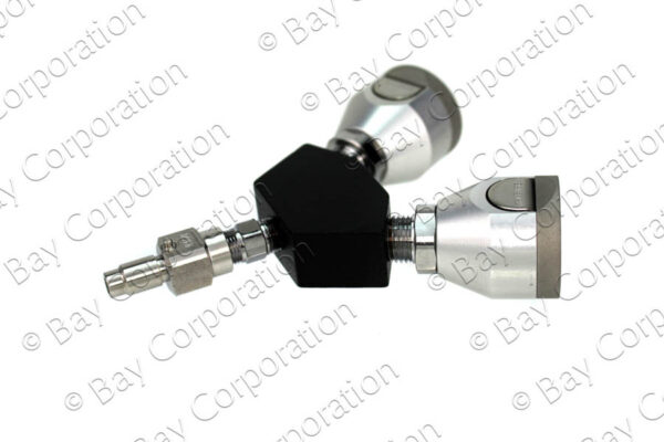 Puritan Y-Block, Male QC Inlet x Female Coupler Outlets, WAGD - Image 2