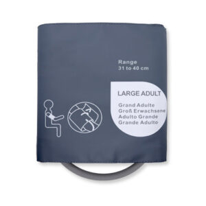 Blood Pressure Cuff Large Adult, Single Tube