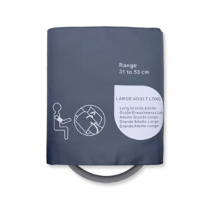 Blood Pressure Cuff Large Adult Long, Single Tube