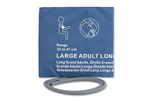 Blood Pressure Cuff Large Adult Long, Double Tube
