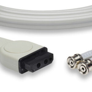 NIBP Double Tube Hose - GE Marquette to Dinamap Male Screw