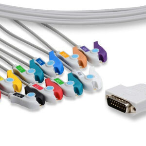 EKG Cable 10-Lead Pinch - GE MAC 1200