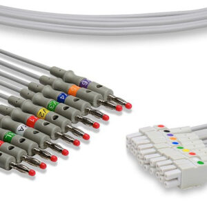 EKG 10-Lead Set with 4mm Banana - GE Multi-Link CAM-14 & MAC Series
