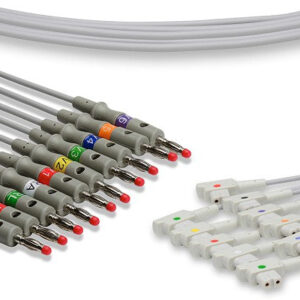 EKG 10-Lead Set Pinch - Marquette MAC Series, Case Series, MAX Series