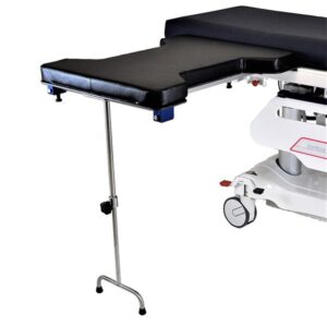Underpad Mount Phenolic Hourglass Surgery Table W/Single Leg