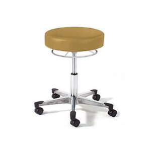 Physician Stool with Aluminum Base, 360 Handle for Adjustment