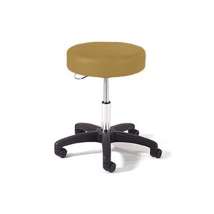 Physician Stool with Black Composite Base, Single knob handle for adjustment