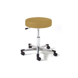 Physician Stool with Bright Aluminum Base,Single knob handle for adjustment